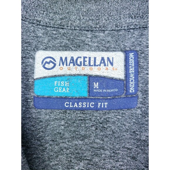 Magellan Classic Fit Shirt Men's Size Medium Gray - Picture 5 of 7